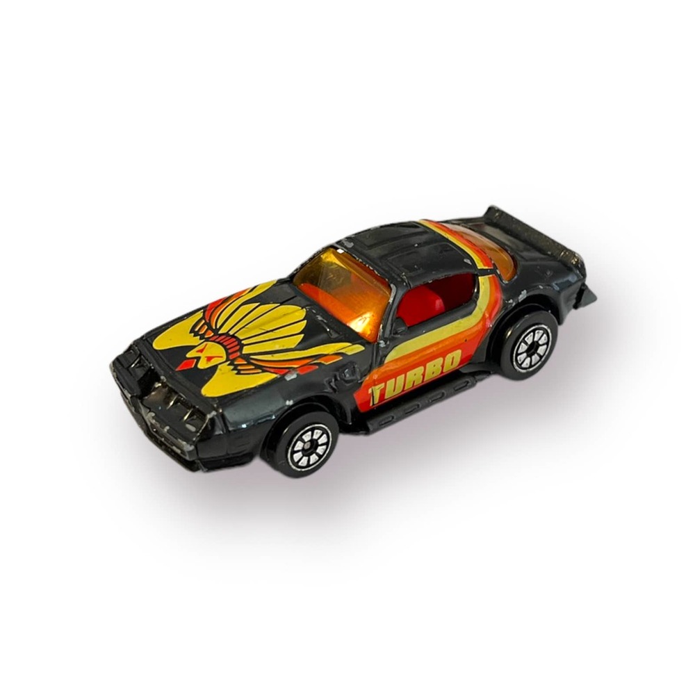 Vintage Original Kenner Fast 111s Black Pontiac Firebird TransAm Hong Kong Car